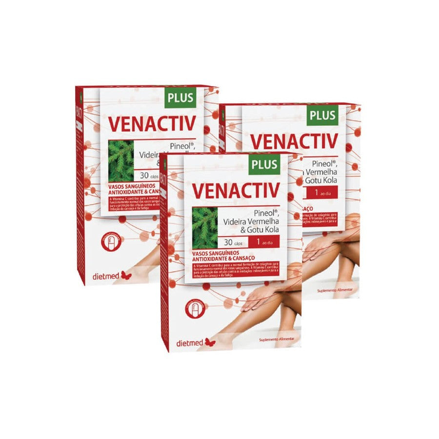 Dietmed Venactiv Plus 30 Cápsulas - Pack de 3 - imagem principal