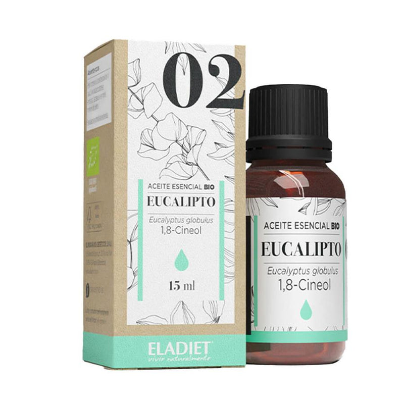 Eladiet Eucalipto Óleo Essencial Bio 15 ml