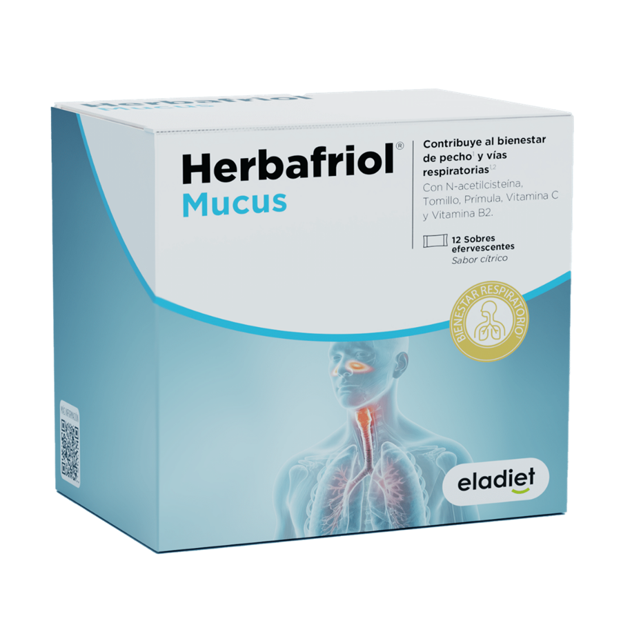 Eladiet Herbafriol Mucus 12 Saquetas Efervescentes - imagem principal