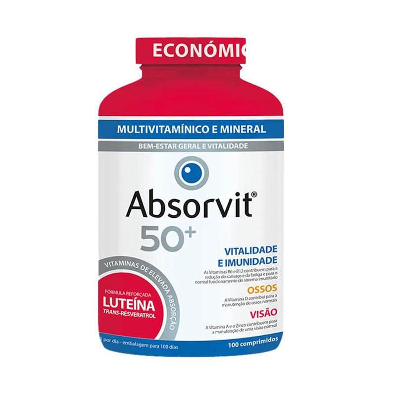 Farmodiética Absorvit 50+ 100 Comprimidos