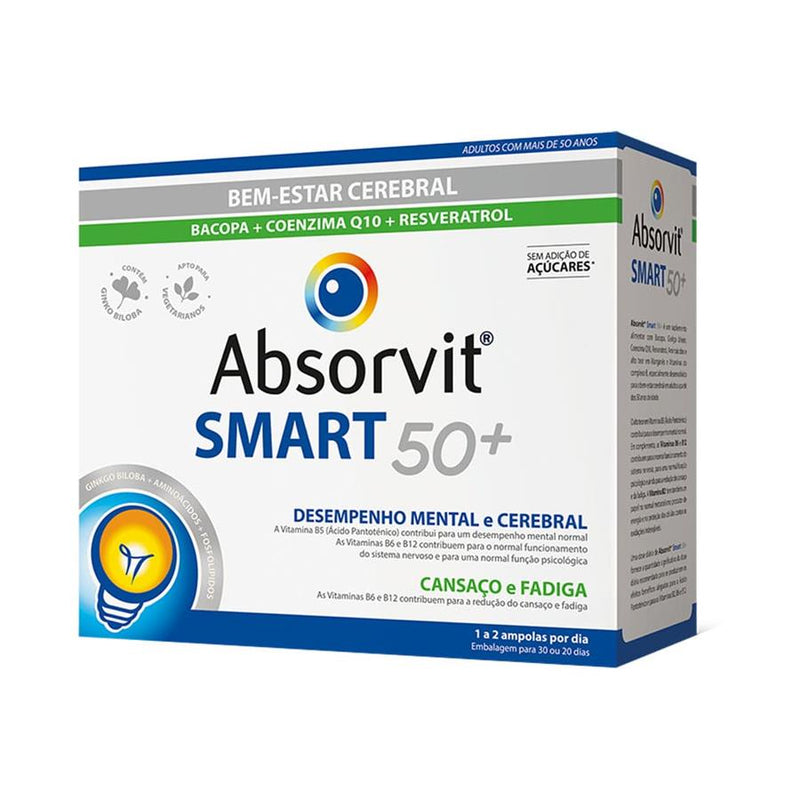 Farmodiética Absorvit Smart 50+ 30 Ampolas