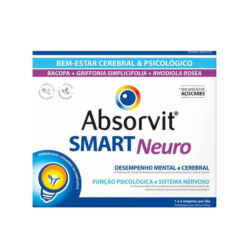 Farmodiética Absorvit Smart Neuro 20 Ampolas