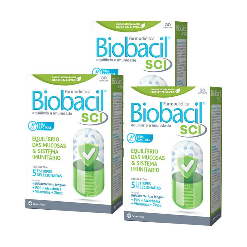 Farmodiética Biobacil SCI 30 Cápsulas - Pack de 3