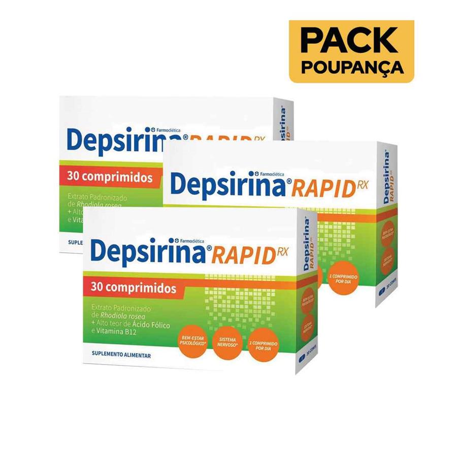 Farmodiética Depsirina Rapid 30 Comprimidos - Pack de 3