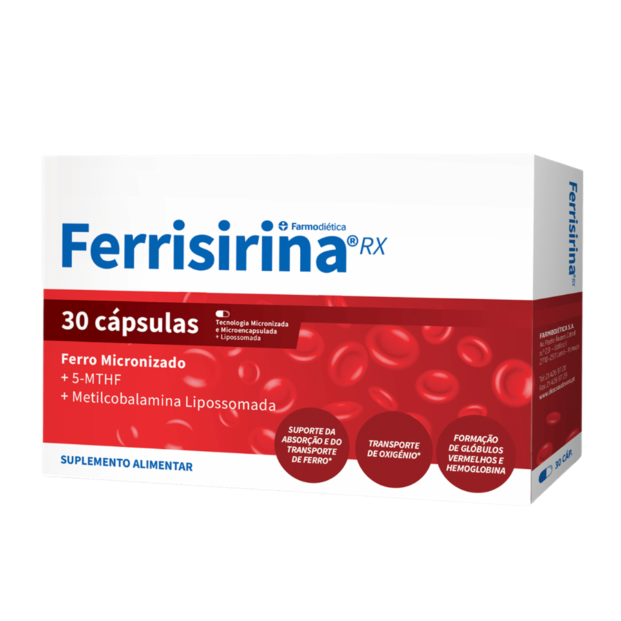 Farmodiética Ferrisirina RX 30 cápsulas - imagem principal