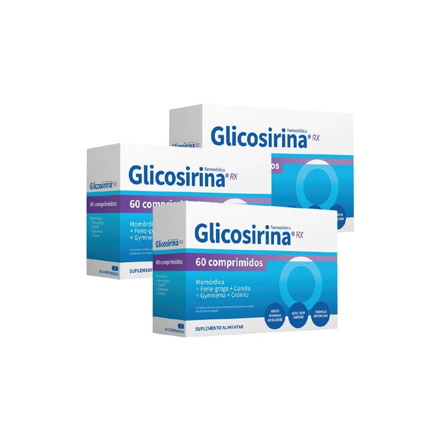 Farmodiética Glicosirina RX 60 Comprimidos - Pack de 3 - imagem principal