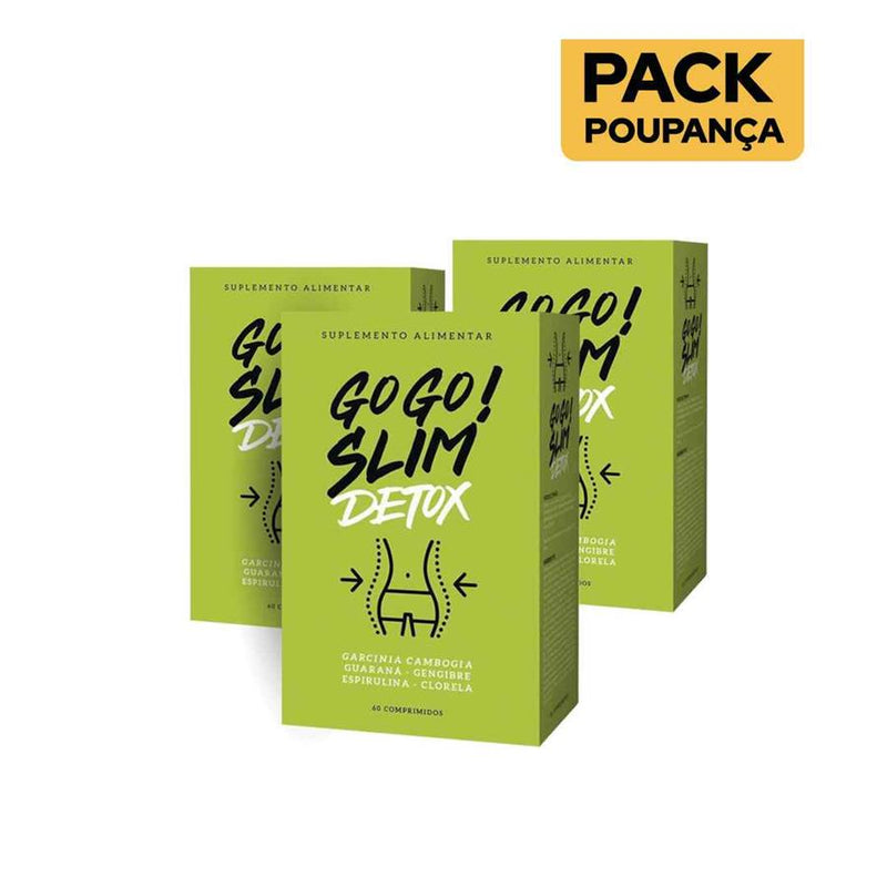 Farmodiética Go Go Slim Detox 60 Comprimidos - Pack de 3