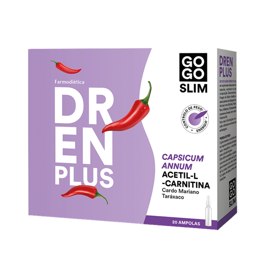 Farmodiética Go Go Slim Dren Plus 20 Ampolas - imagem principal