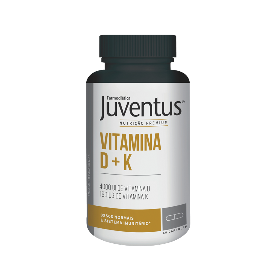 Farmodiética Juventus Premium Vitamina D+K 60 Cápsulas - imagem principal
