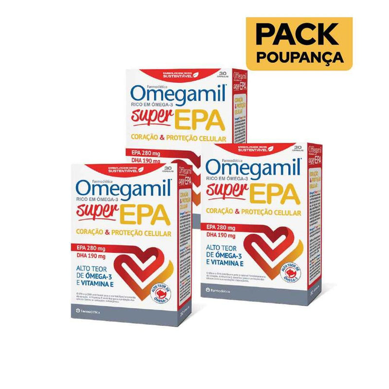 Farmodiética Omegamil Super EPA 30 Cápsulas - Pack de 3