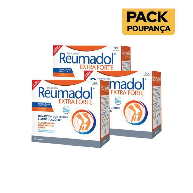 Farmodiética Reumadol Extra Forte 30 Ampolas - Pack de 3