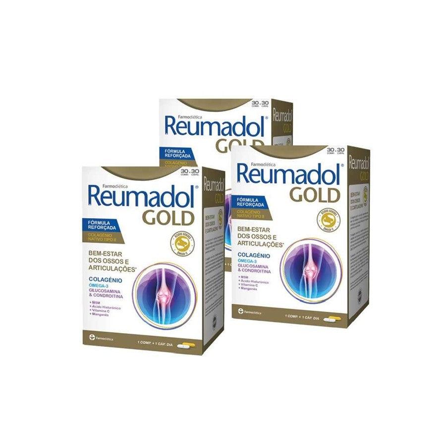 Farmodiética Reumadol Gold 30 Comprimidos + 30 Cápsulas - Pack de 3 - imagem principal