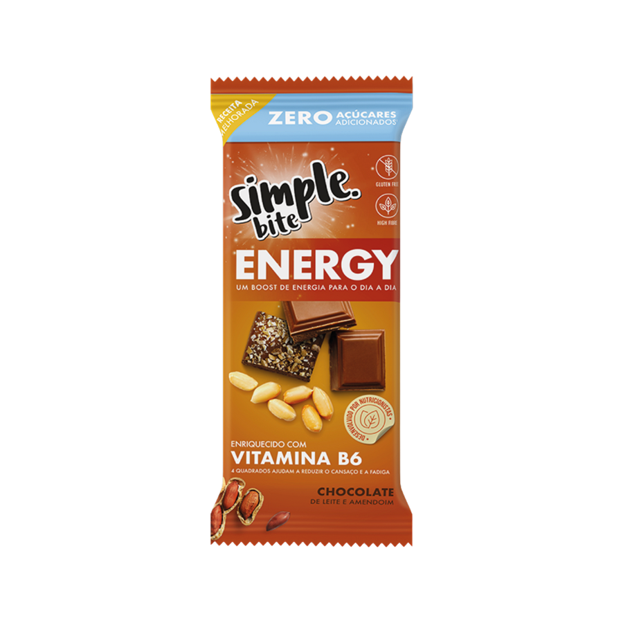 Farmodiética Simple Bite Chocolate Energy 90 g - imagem principal