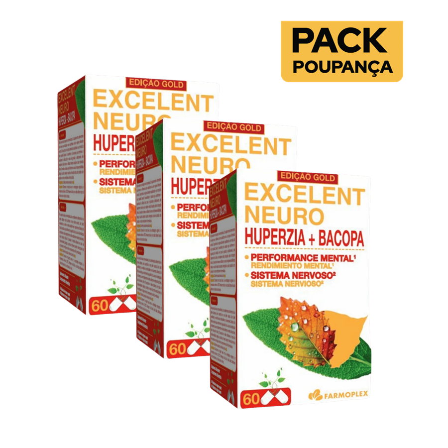 Farmoplex Excelent Neuro 60 Cápsulas - Pack de 3 - imagem principal