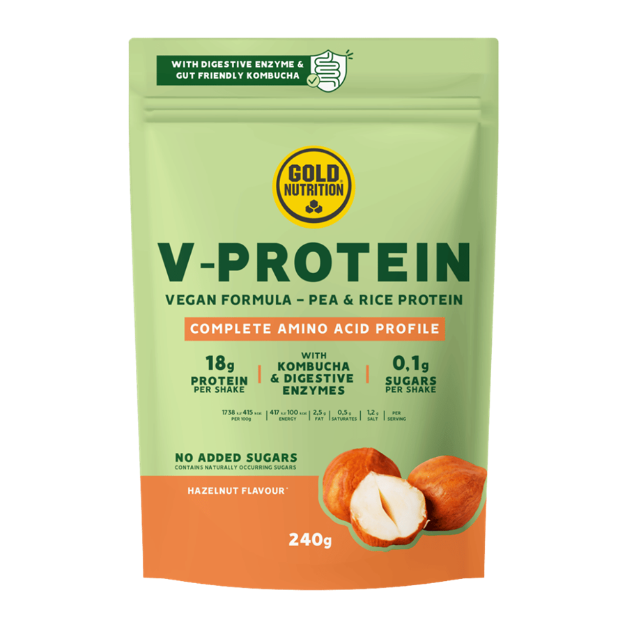 GoldNutrition V-Protein 240g Avelã - imagem principal