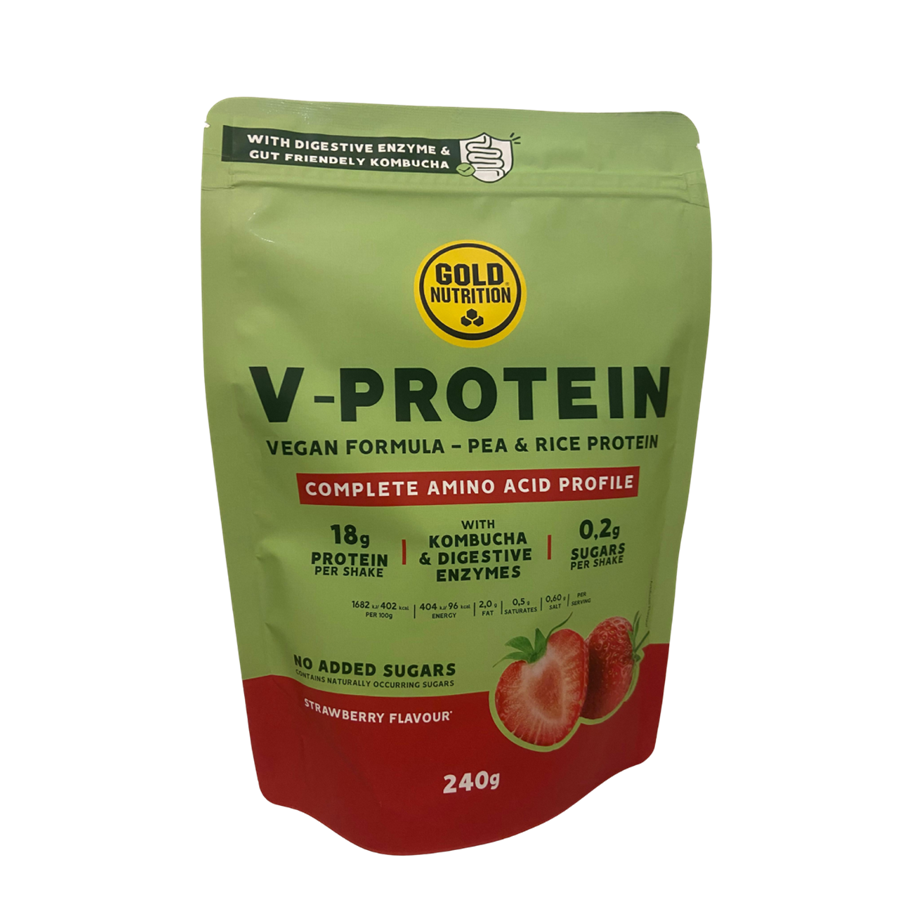 GoldNutrition V-Protein 240g Morango - imagem principal