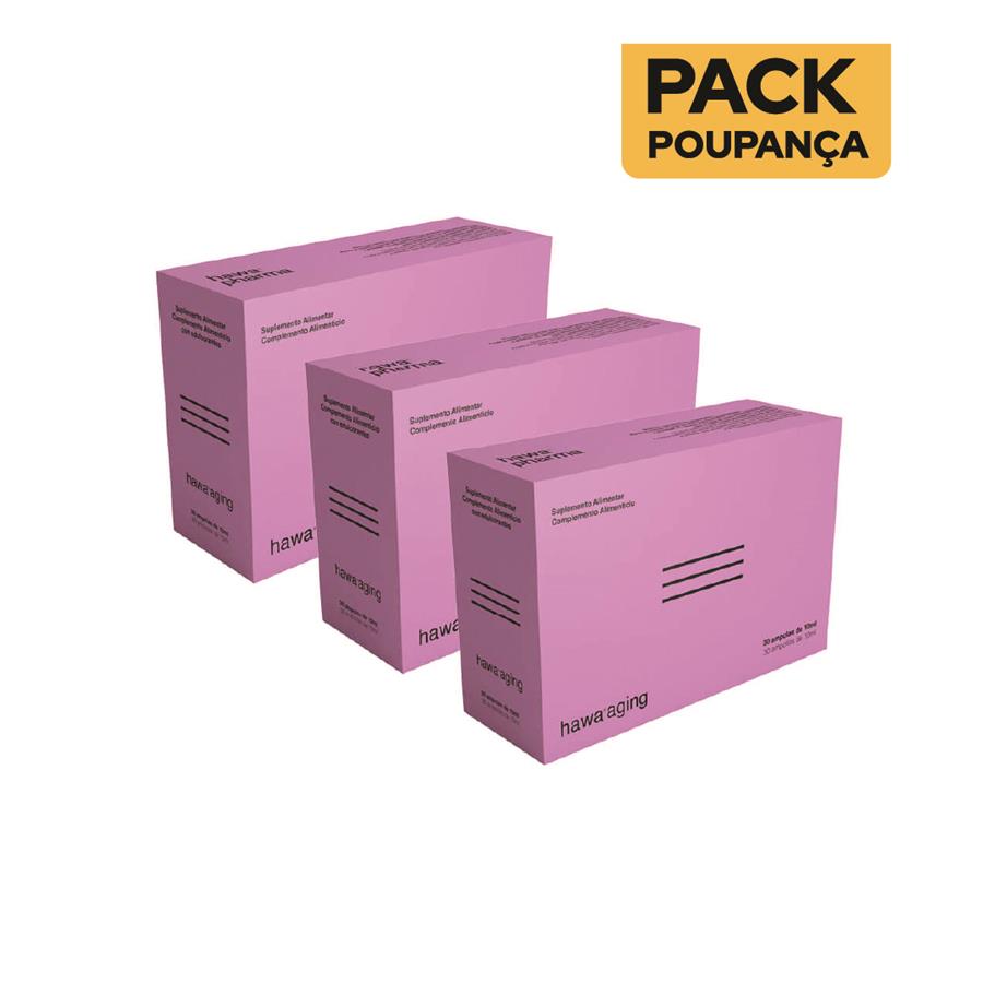 Hawa Aging 30 Ampolas - Pack de 3