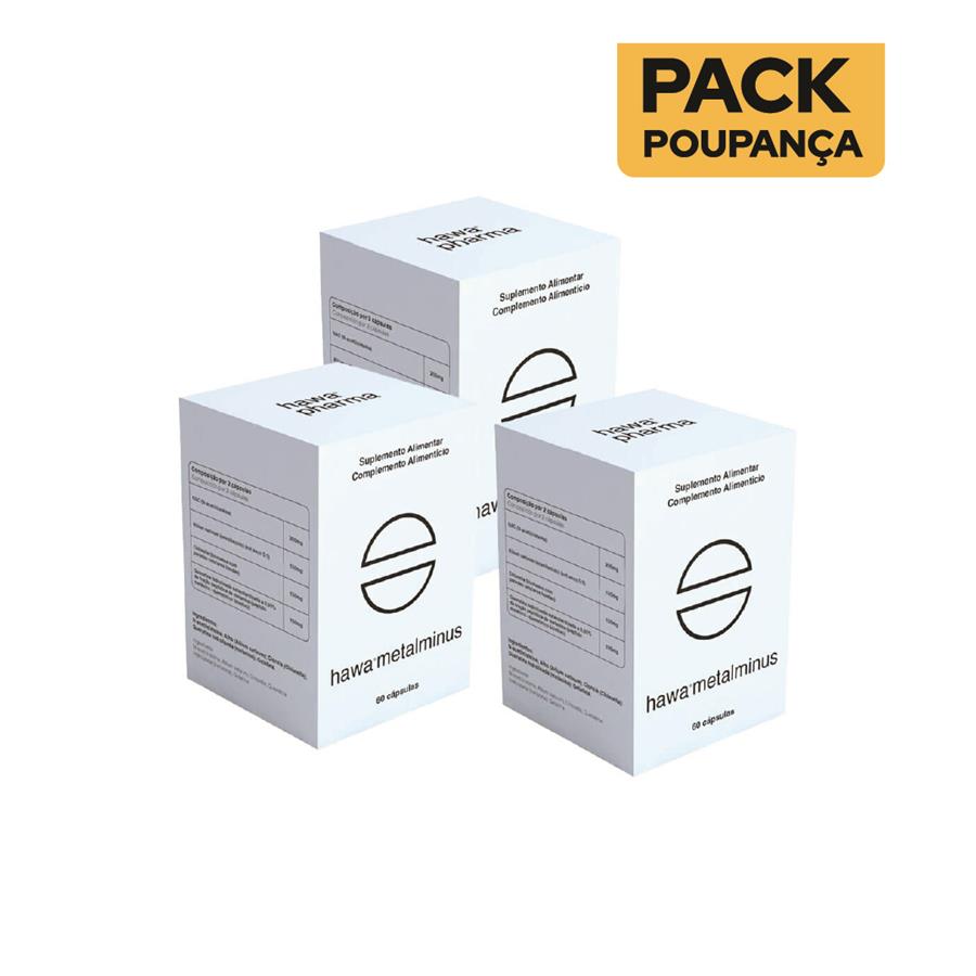 Hawa Metalminus 60 Cápsulas - Pack de 3