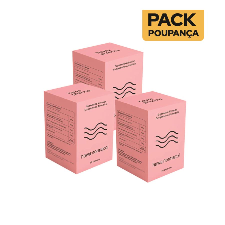 Hawa Normacol 60 Cápsulas - Pack de 3