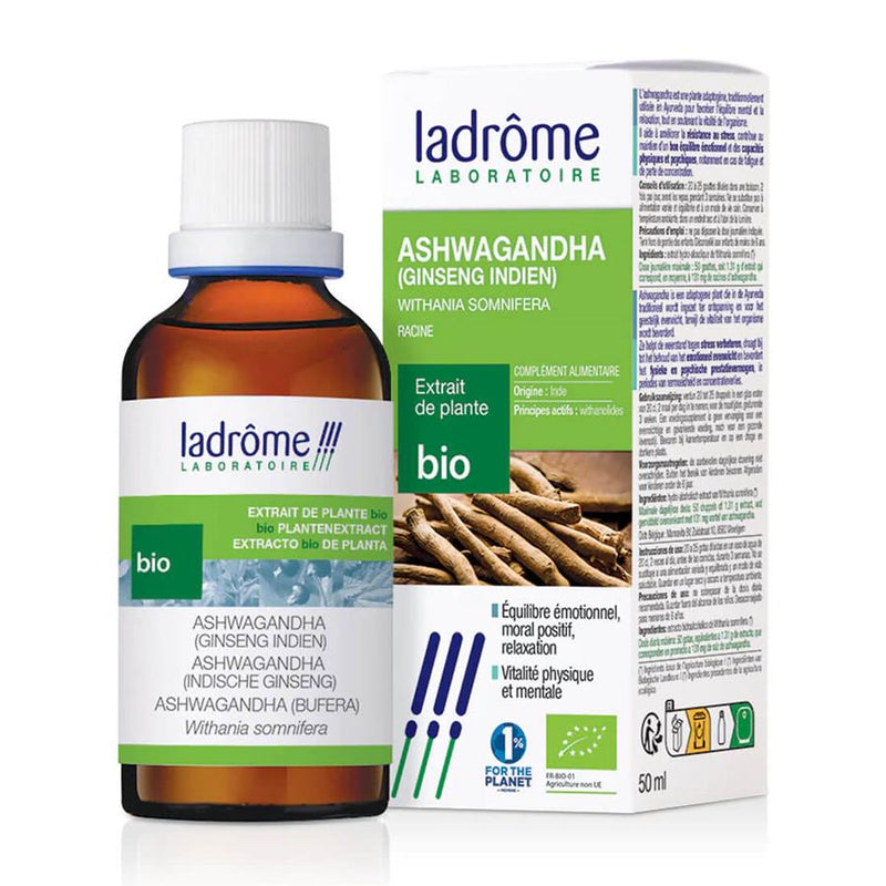 Ladrôme Ashwagandha Bio 50 ml Extrato Hidroalcoólico