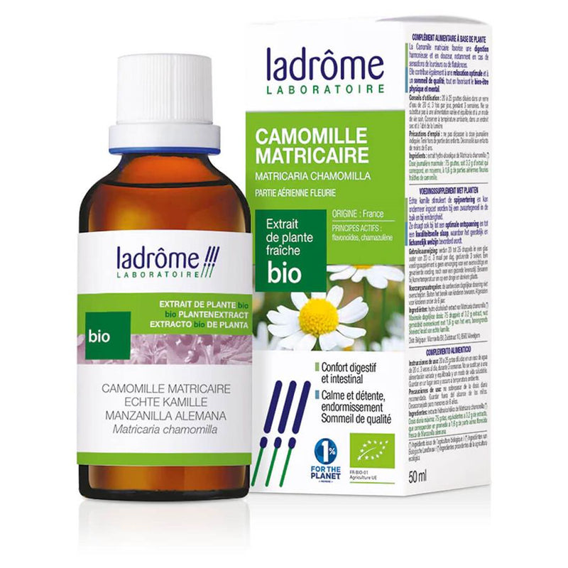 Ladrôme Camomila Bio 50 ml Extrato Hidroalcoólico