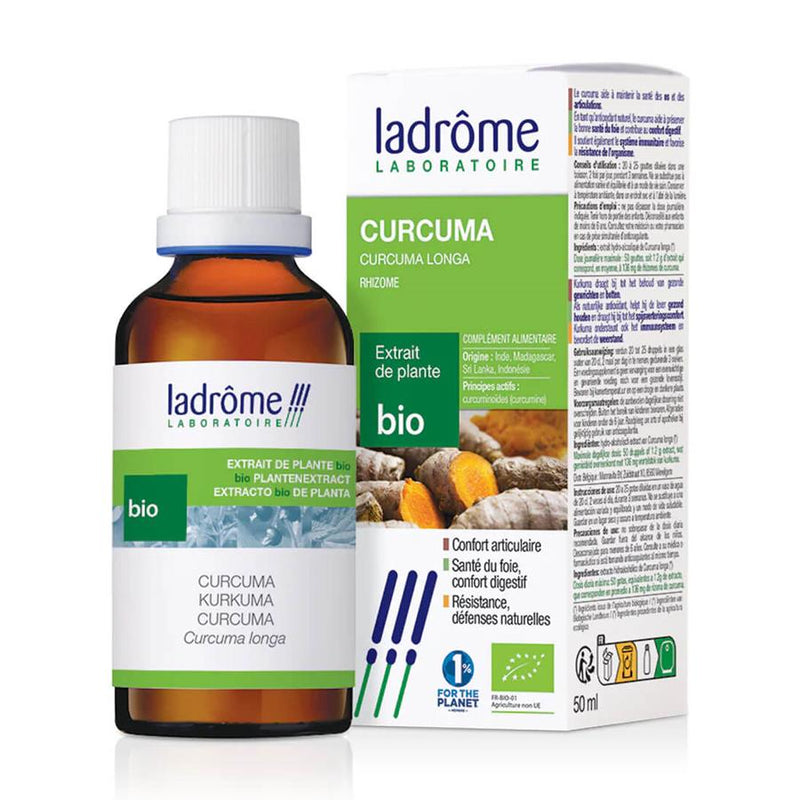 Ladrôme Curcuma Bio 50 ml Extrato Hidroalcoólico