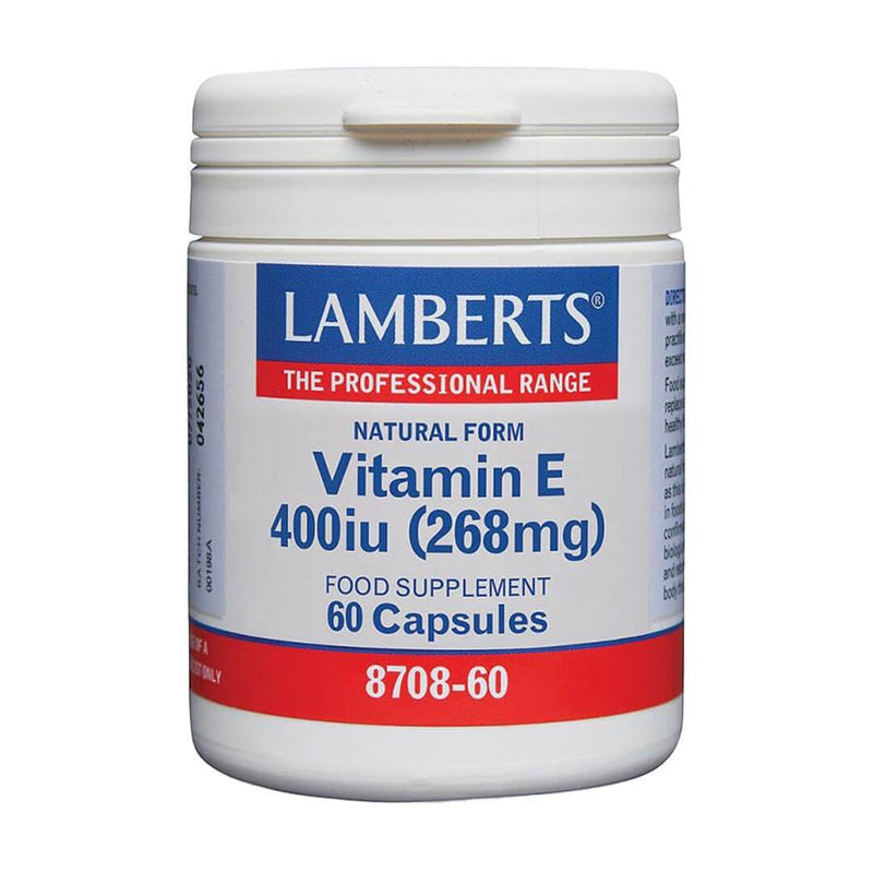 Lamberts Vitamin E 400Ui 60 cápsulas