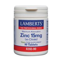 Lamberts Zinco 15 mg 90 Comprimidos