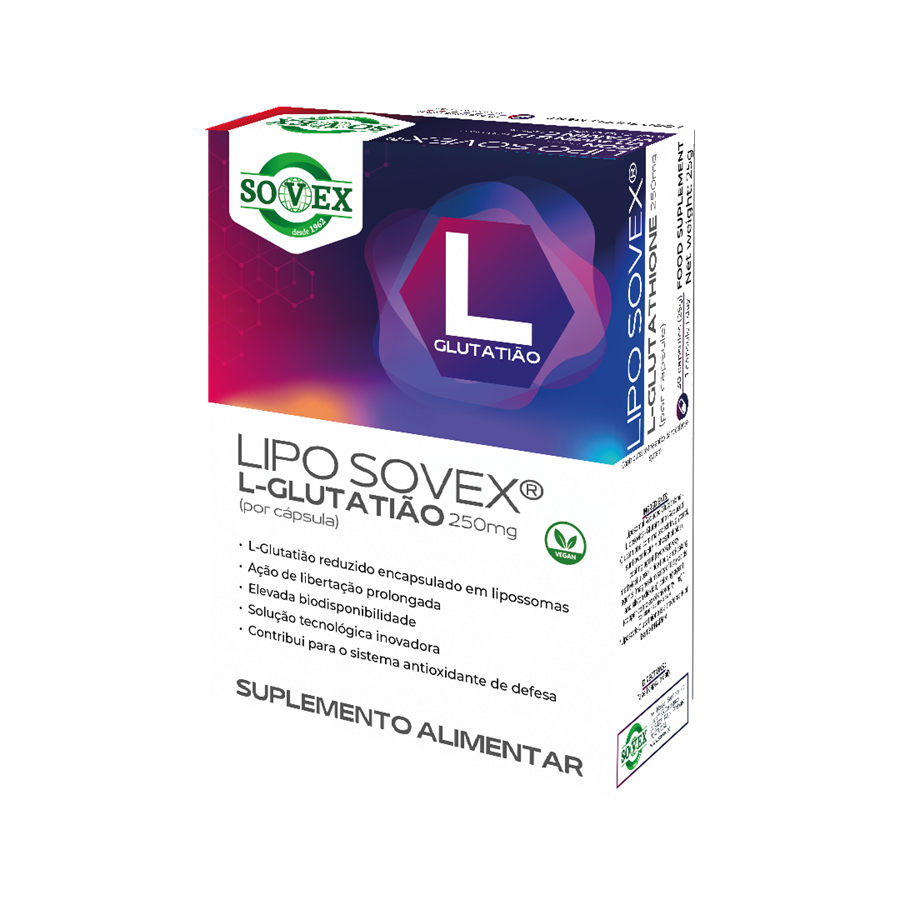 Lipo Sovex L-Glutatião 250 mg
