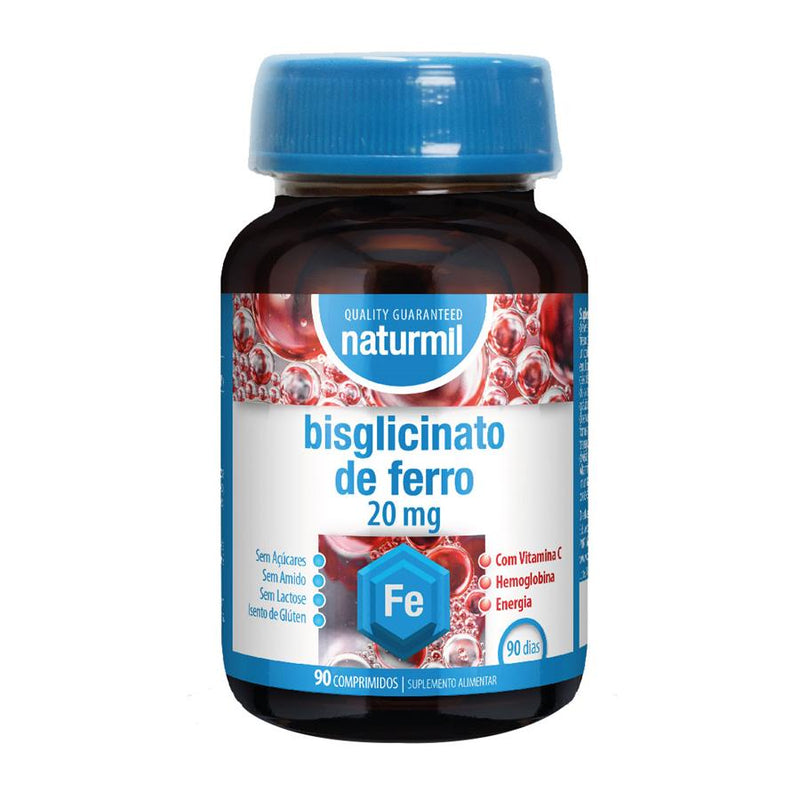 Naturmil Bisglicinato de Ferro 90 Comprimidos