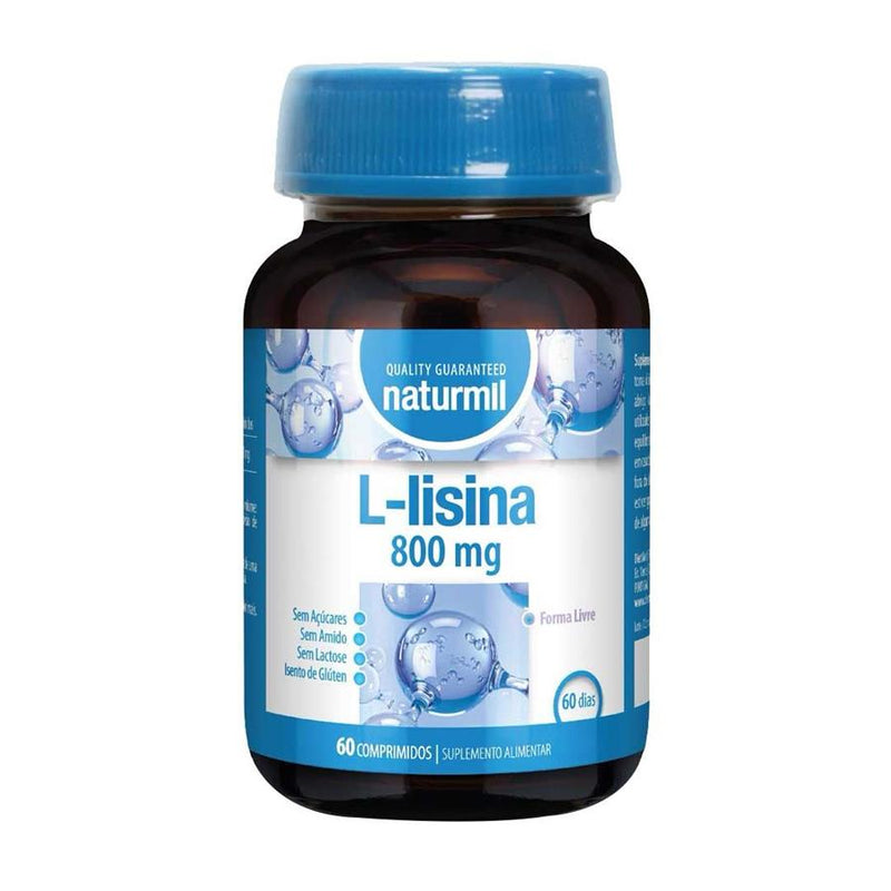 Naturmil L-Lisina 800mg 60 Comprimidos