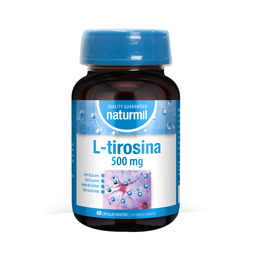 Naturmil L-Tirosina 500 mg 60 Cápsulas