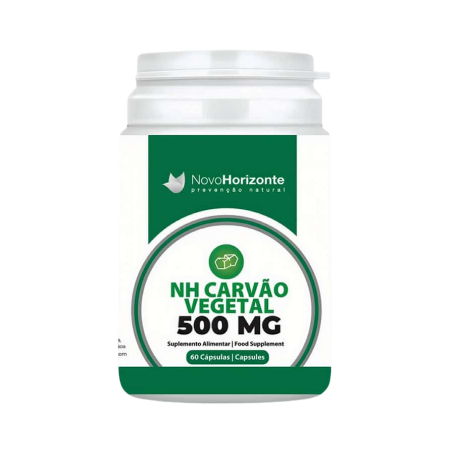 NH Carvão Vegetal 500 mg 60 Cápsulas - imagem principal