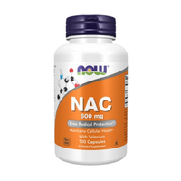Now NAC 600mg 100 Cápsulas