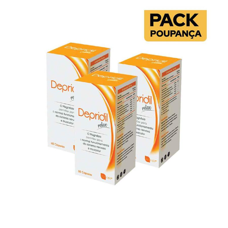 Nutridil Depridil Relax 60 cápsulas - Pack de 3