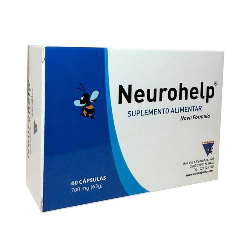 O Tio d'Abelha Neurohelp Nova Fórmula 60 Cápsulas