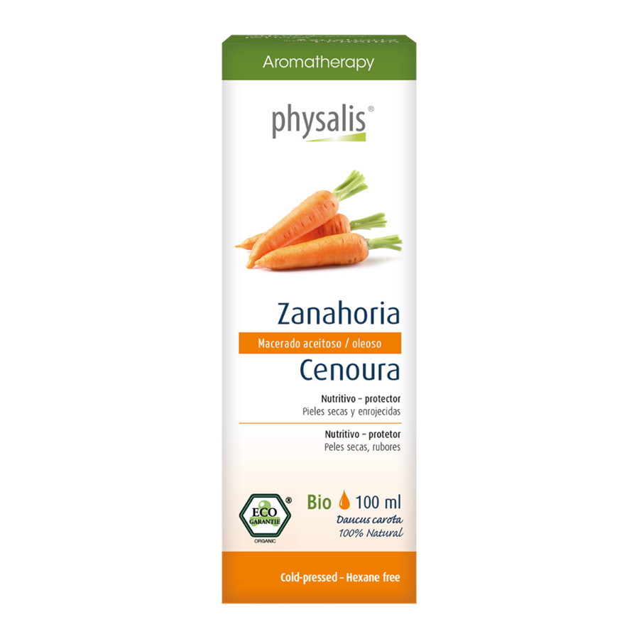 Physalis Óleo Vegetal Cenoura Bio 100 mL - imagem principal