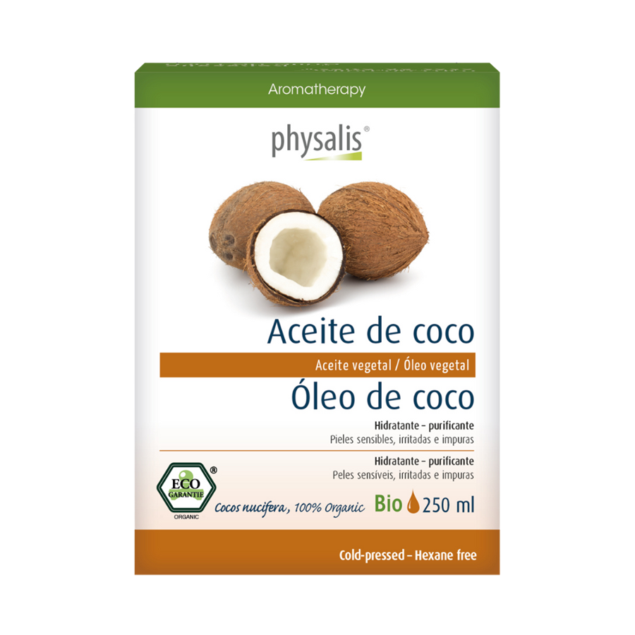 Physalis Óleo Vegetal Coco Bio 250 mL - imagem principal