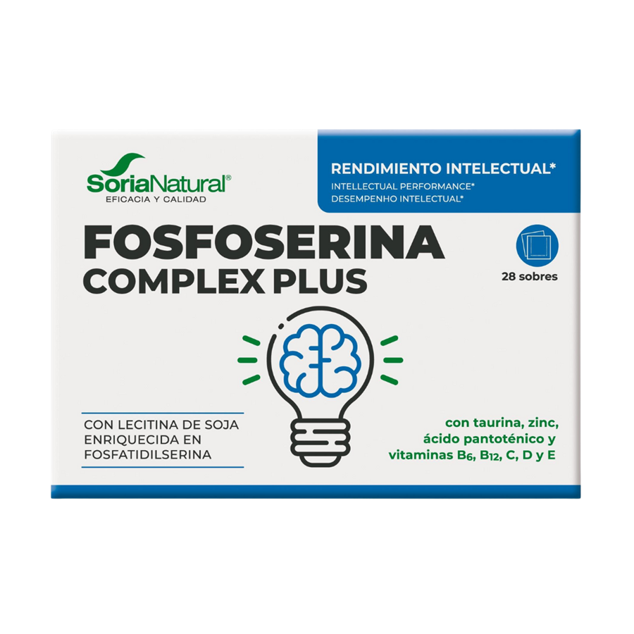Soria Natural Fosfoserina Complex Plus 28 Carteiras