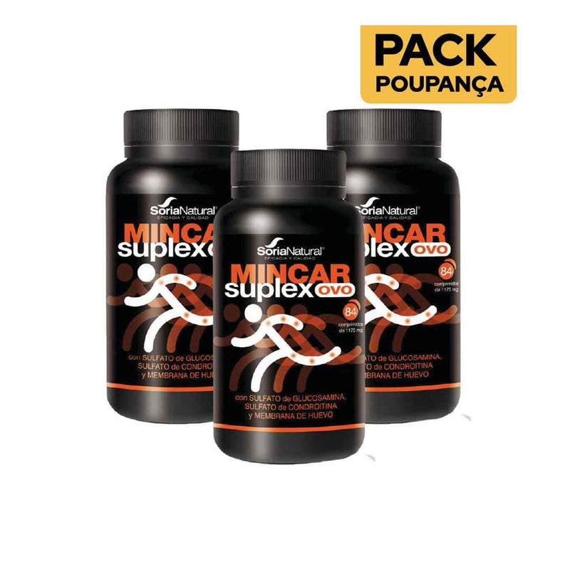 Soria Natural Mincar Suplex Ovo 84 comprimidos - Pack de 3