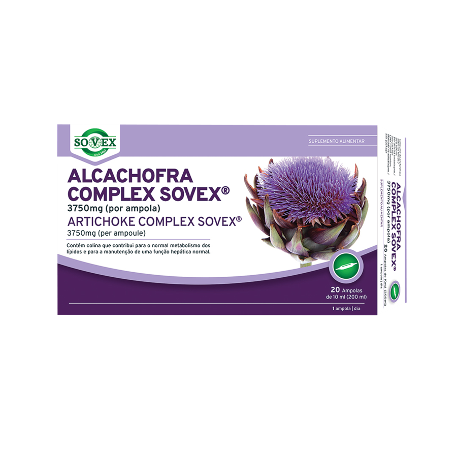 Sovex Alcachofra Complex 20 Ampolas
