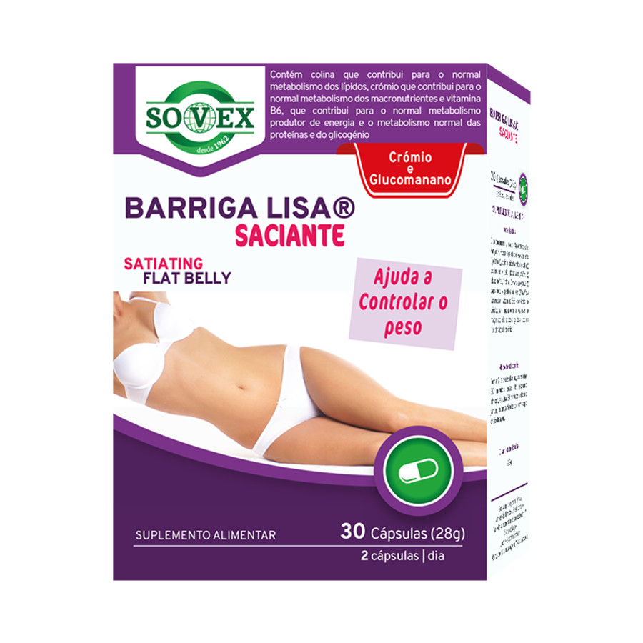Sovex Barriga Lisa Saciante 30 Cápsulas