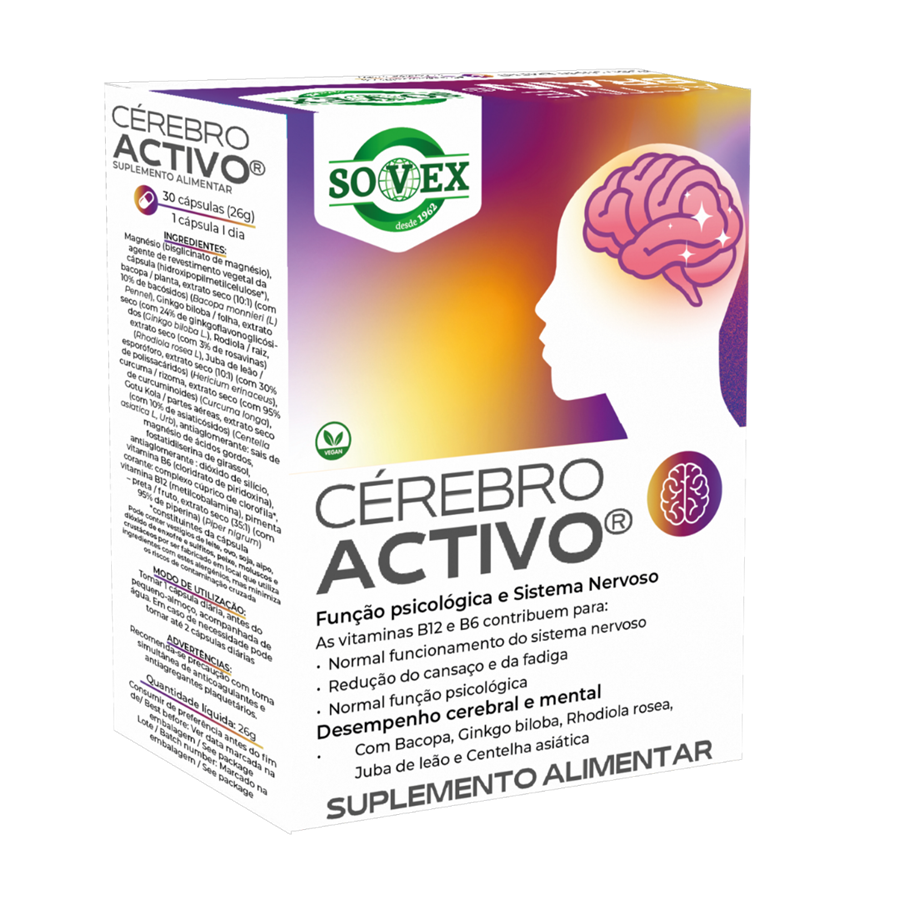 Sovex Cérebro Activo 30 Cápsulas - imagem principal