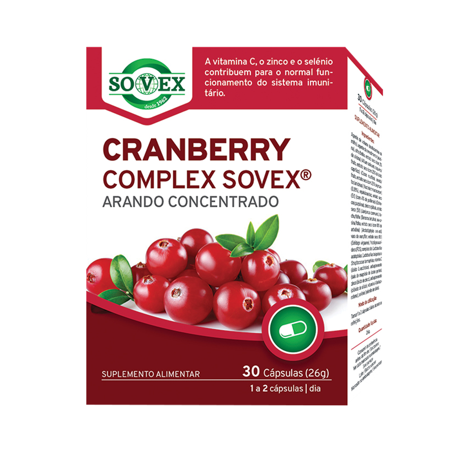 Sovex Cranberry Complex 30 Cápsulas