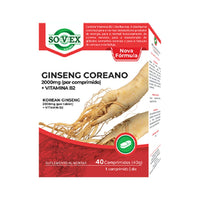 Sovex Ginseng Coreano 40 Comprimidos