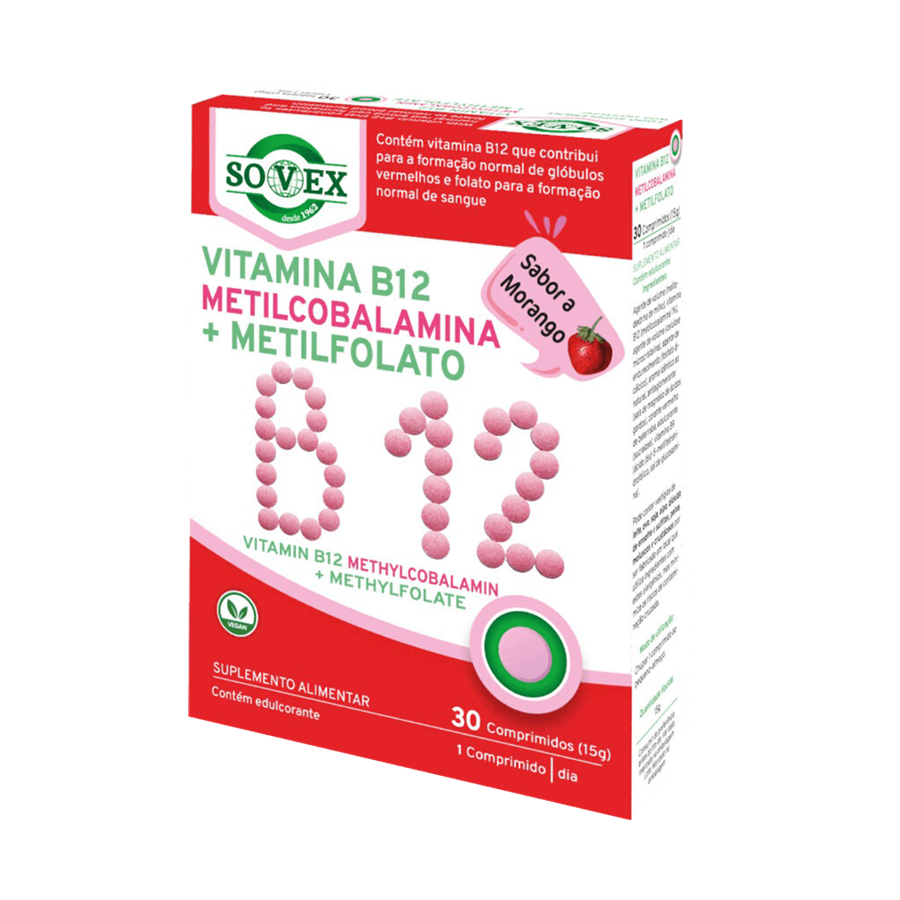 Sovex Metilcobalamina + MetilFolato 30 Comprimidos
