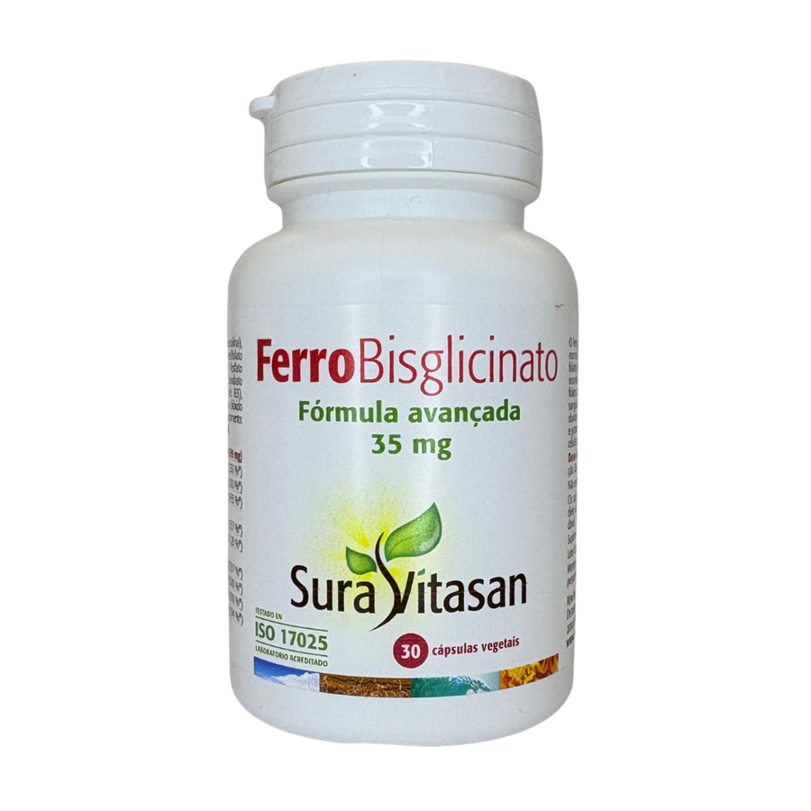 Sura Vitasan Bisglicinato de Ferro 30 Cápsulas - imagem principal