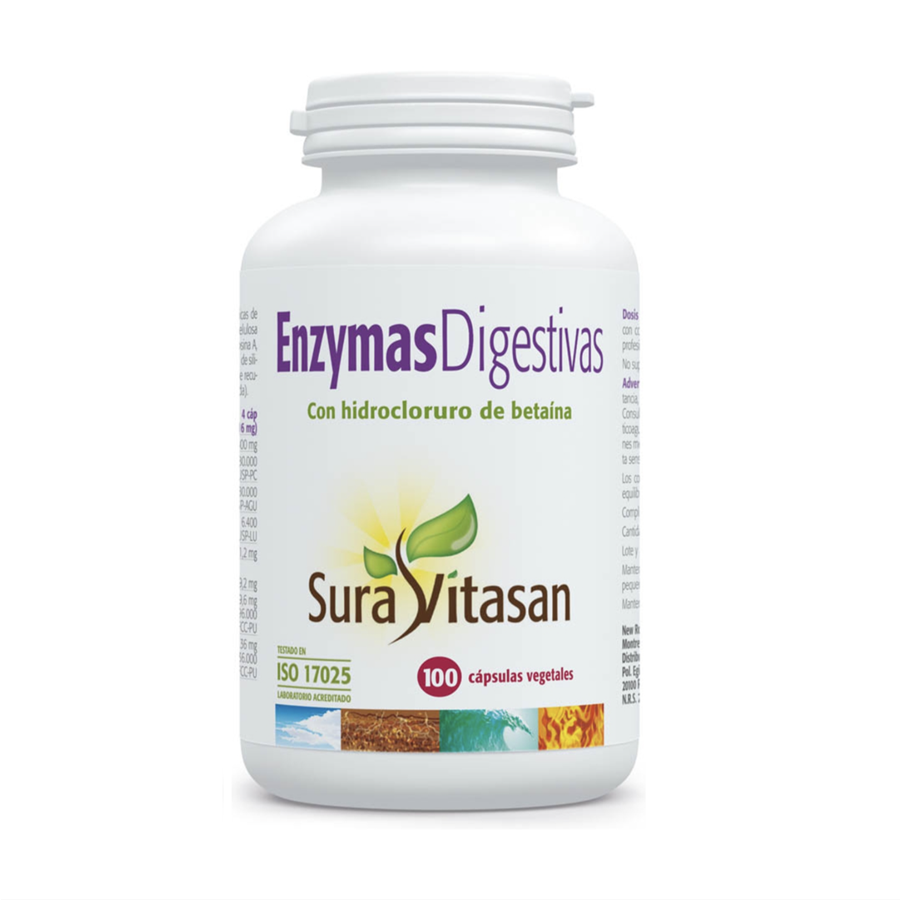 Sura Vitasan Enzymas Digestivas 100 Cápsulas - imagem principal