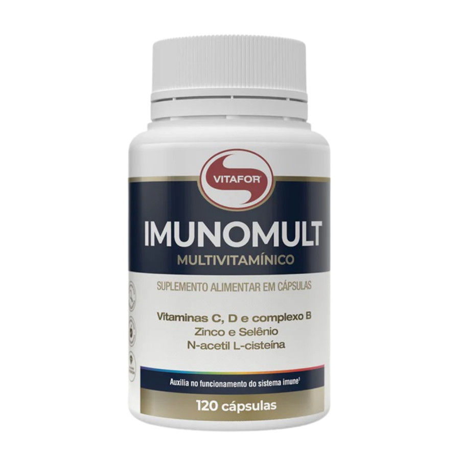 Vitafor Imunomult Multivitamínico 120 Cápsulas - imagem principal