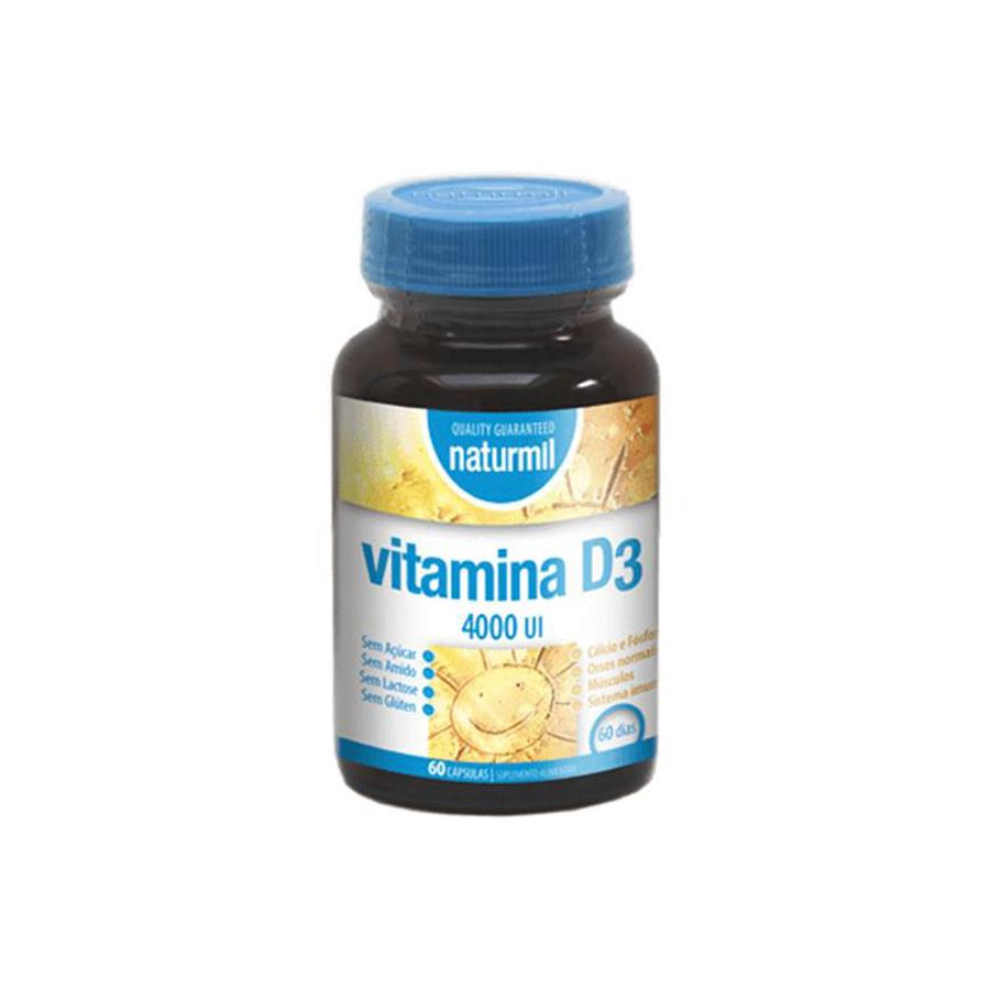 Naturmil Vitamin D3 4000IU 60 Cápsulas